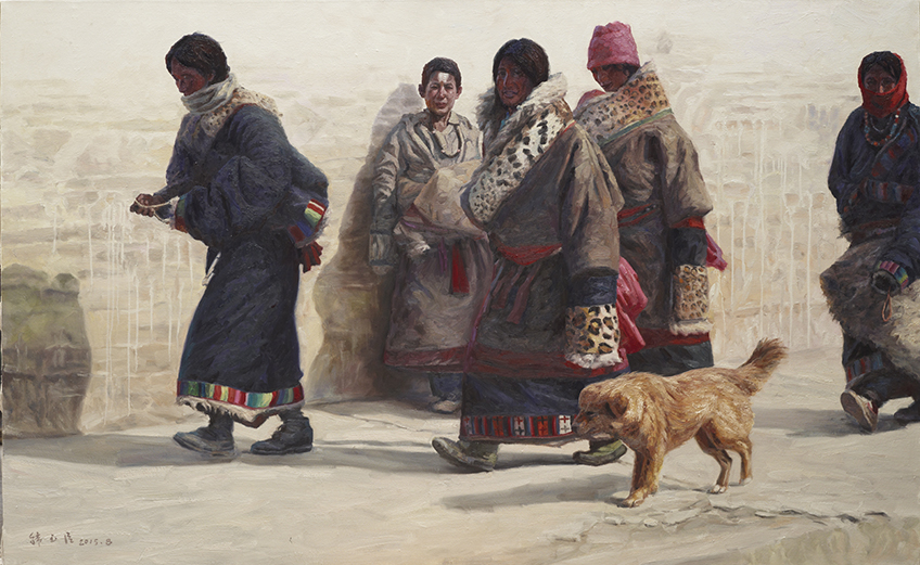 Хань Юйчень, На вулиці , 2015