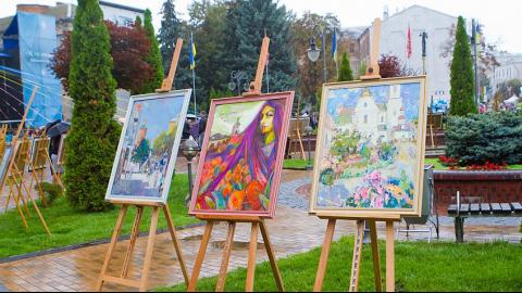 Художня виставка на святкуванні Дня Вінниці