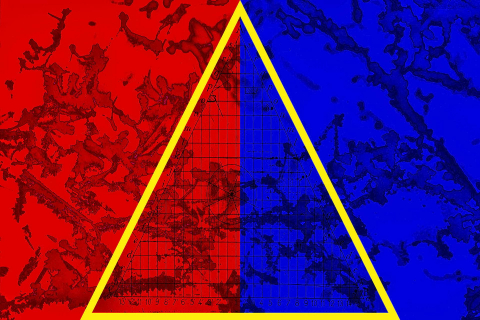 Jean-Philippe Deugnier 2021 Line segments - Yellow-triangle
