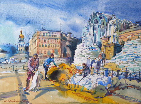 Natalia Studenkova 2022 Mykhailivska Square